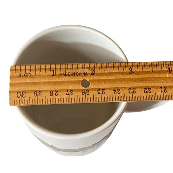 Vintage 1997 Budweiser Anheuser-Bush Clydesdale Horse Wagon Coffee Mug White - Picture 10 of 11